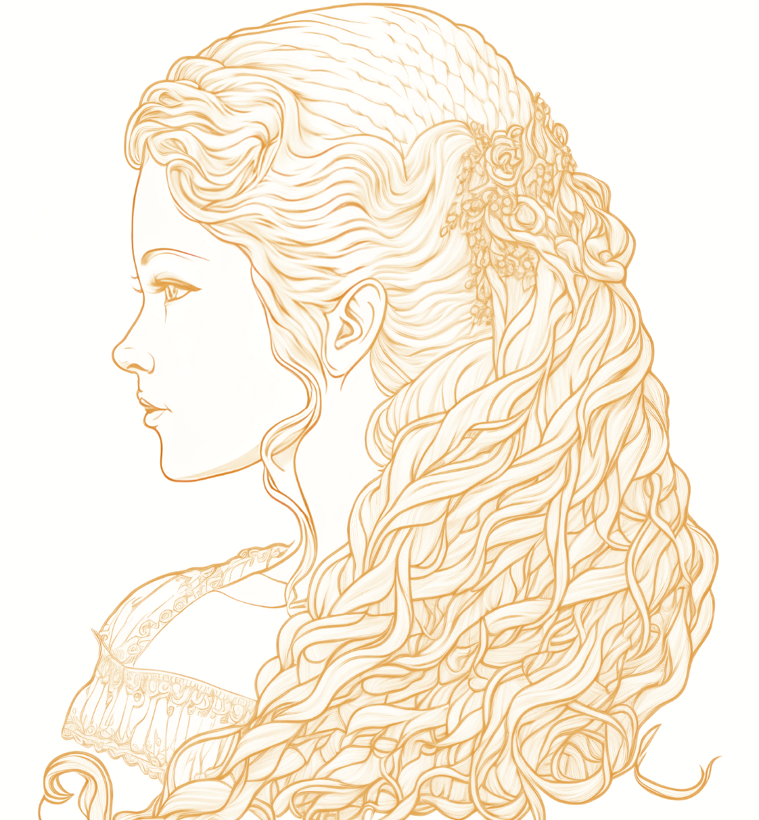 Saint Eir — Illustration der nordischen Göttin Eir